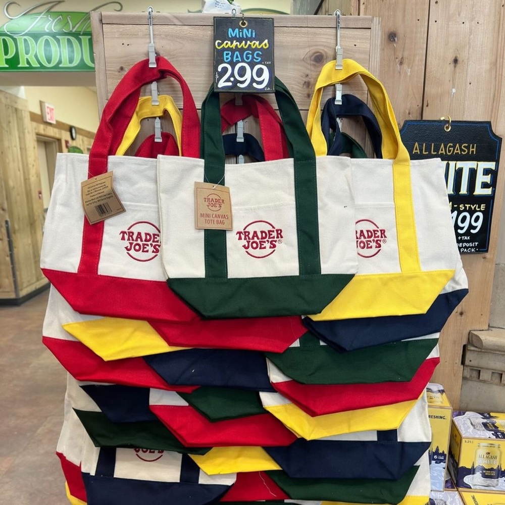 Trader Joe’s Mini Canvas Tote Bag